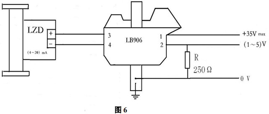 指针式金属转子流量计防爆接线图